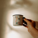 Enamelware mug | ESI DROSMĪGS