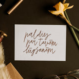 Card | PALDIES PAR TAVĀM LŪGŠANĀM